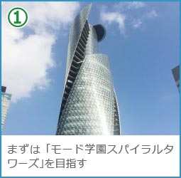 名古屋支店地上からの道順1